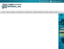 Tablet Screenshot of cyber-national.com